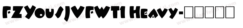 FZYouSJVFWT1 Heavy字体转换